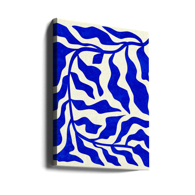 Indigo Elegance - Stretched Canvas, Poster or Fine Art Print I Heart Wall Art