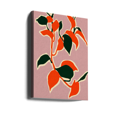 Leafy Abstraction - Stretched Canvas, Poster or Fine Art Print I Heart Wall Art