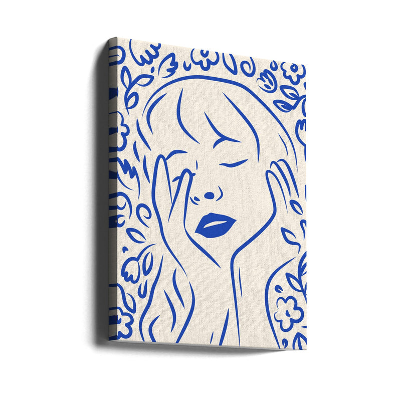 Gentle Flower Dream - Stretched Canvas, Poster or Fine Art Print I Heart Wall Art