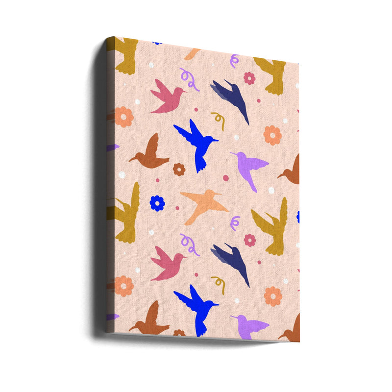 Birds in the Air - Stretched Canvas, Poster or Fine Art Print I Heart Wall Art