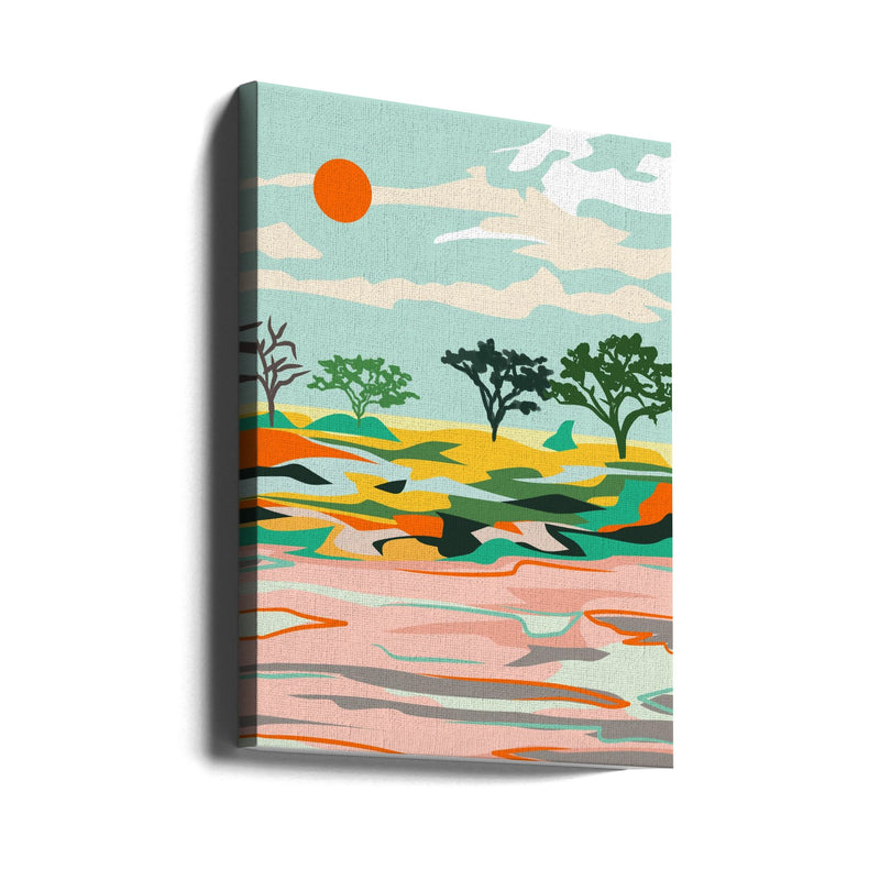 Echoes of the Sahara - Stretched Canvas, Poster or Fine Art Print I Heart Wall Art