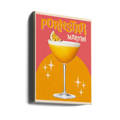 Pornstar Martini - Stretched Canvas, Poster or Fine Art Print I Heart Wall Art