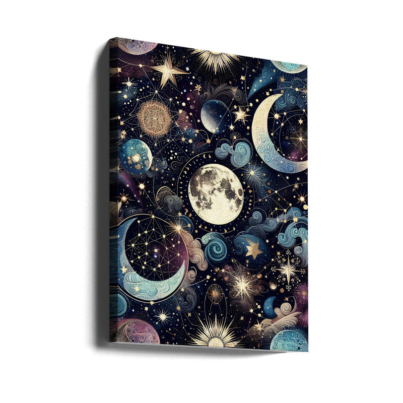 Lunar Magic - Stretched Canvas, Poster or Fine Art Print I Heart Wall Art