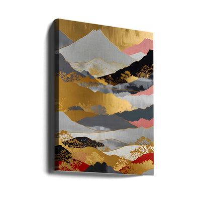 Japanese Landscape - Stretched Canvas, Poster or Fine Art Print I Heart Wall Art