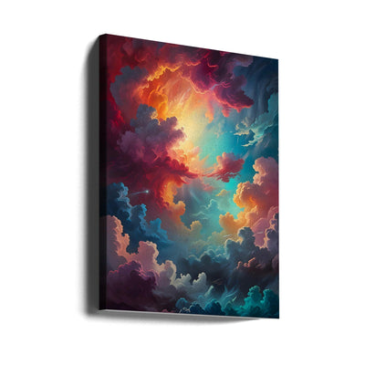 Aurora In the Clouds - Stretched Canvas, Poster or Fine Art Print I Heart Wall Art