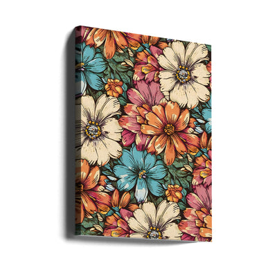 Flower Power - Stretched Canvas, Poster or Fine Art Print I Heart Wall Art
