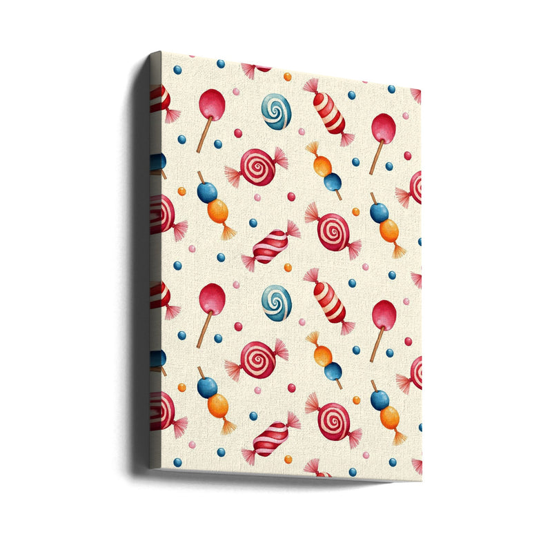 Candy Wonderland - Stretched Canvas, Poster or Fine Art Print I Heart Wall Art