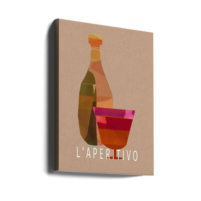 L&#039;Aperitivo 2 - Stretched Canvas, Poster or Fine Art Print I Heart Wall Art