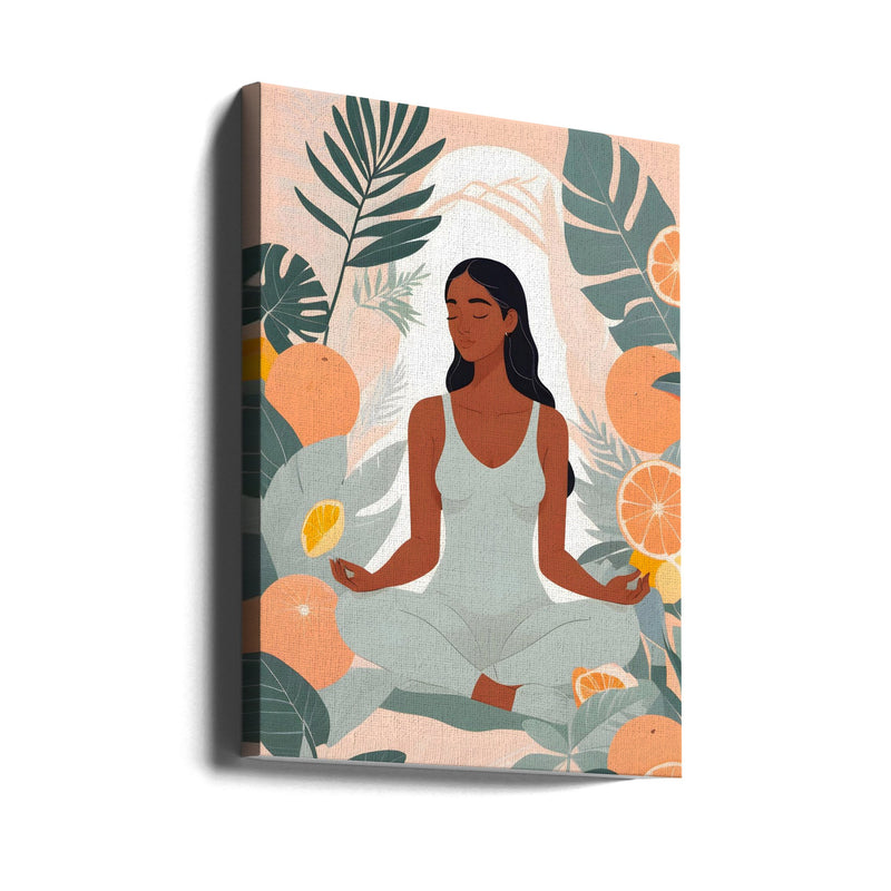 Citrus Meditation - Stretched Canvas, Poster or Fine Art Print I Heart Wall Art