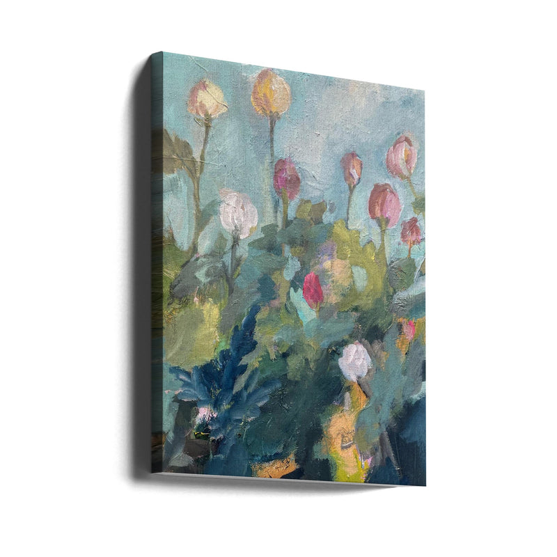 Impressionistic Blooms - Stretched Canvas, Poster or Fine Art Print I Heart Wall Art