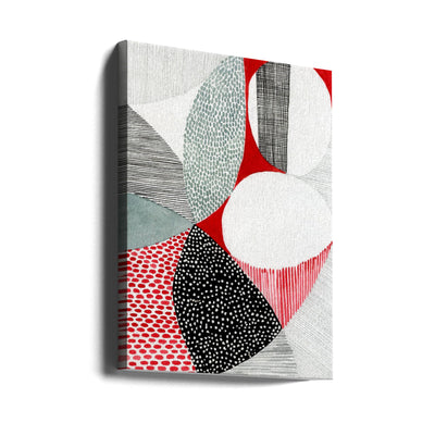Geometric Patterns And Vivid Colors - Stretched Canvas, Poster or Fine Art Print I Heart Wall Art