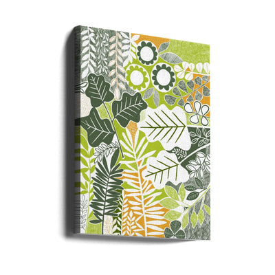 Modern Botanical Sage &amp; Citrus - Stretched Canvas, Poster or Fine Art Print I Heart Wall Art