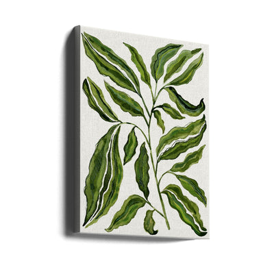 Sprig Of Leaves - Stretched Canvas, Poster or Fine Art Print I Heart Wall Art