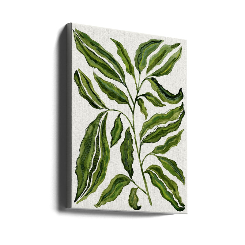 Sprig Of Leaves - Stretched Canvas, Poster or Fine Art Print I Heart Wall Art