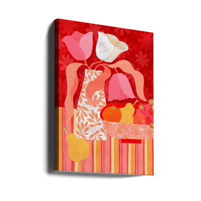 Tulip Still Life - Stretched Canvas, Poster or Fine Art Print I Heart Wall Art