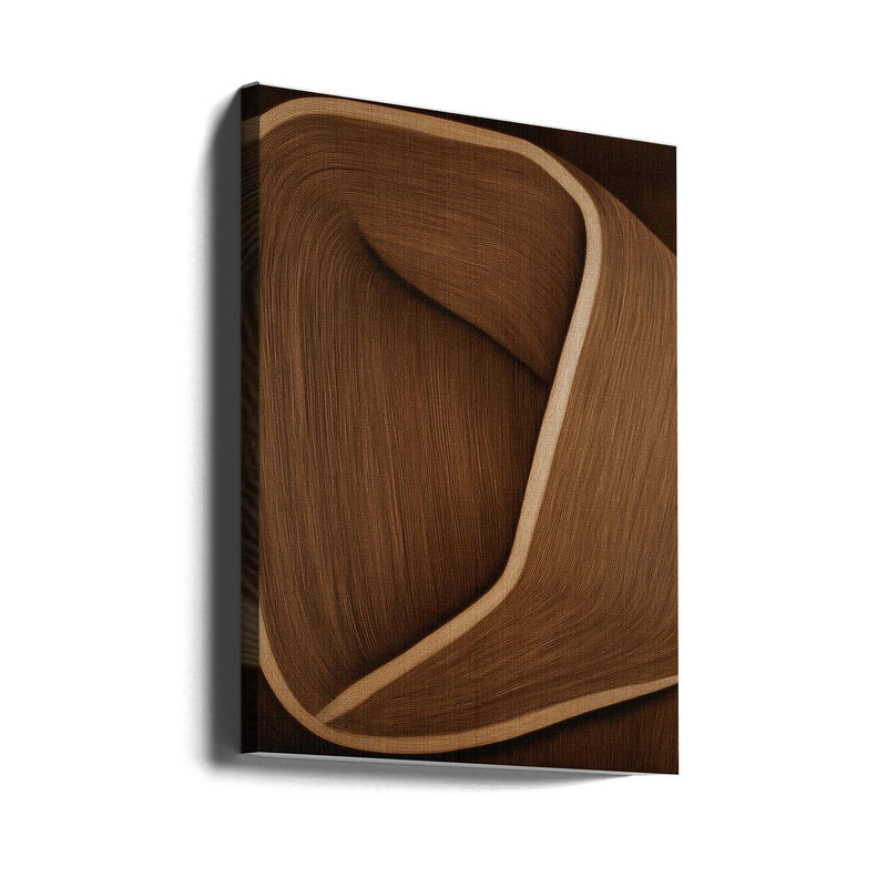 Caramel lines II - Stretched Canvas, Poster or Fine Art Print I Heart Wall Art