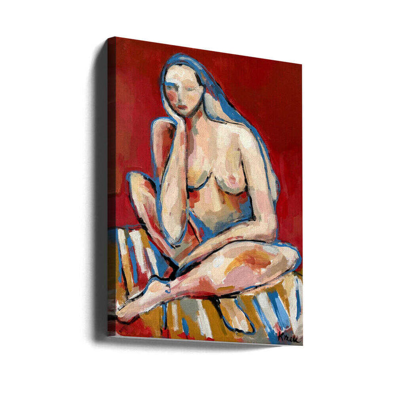 “Contemplating” - Stretched Canvas, Poster or Fine Art Print