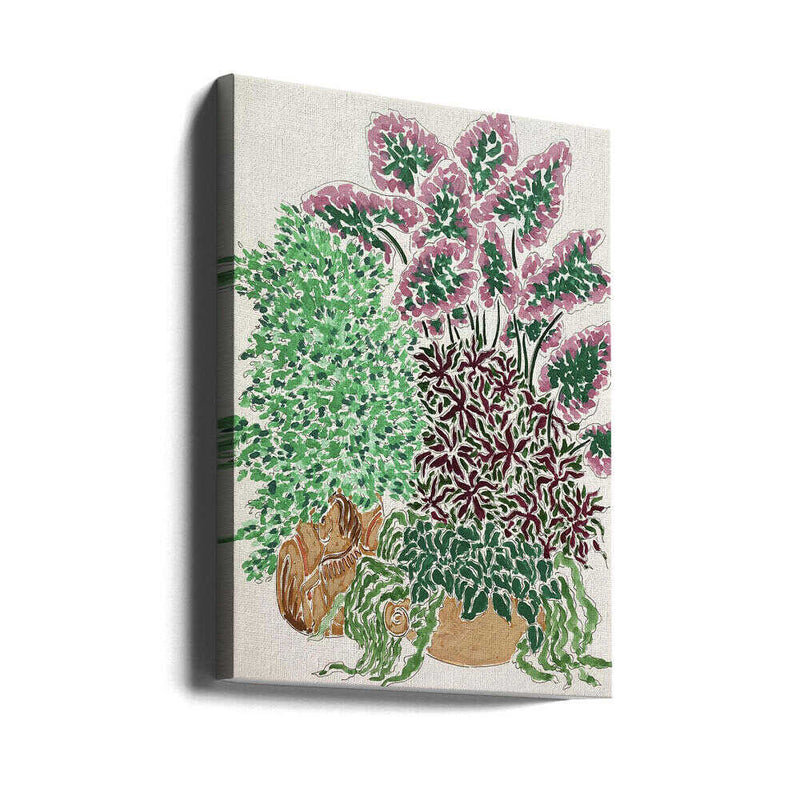 Monsoon Frontyard - Stretched Canvas, Poster or Fine Art Print