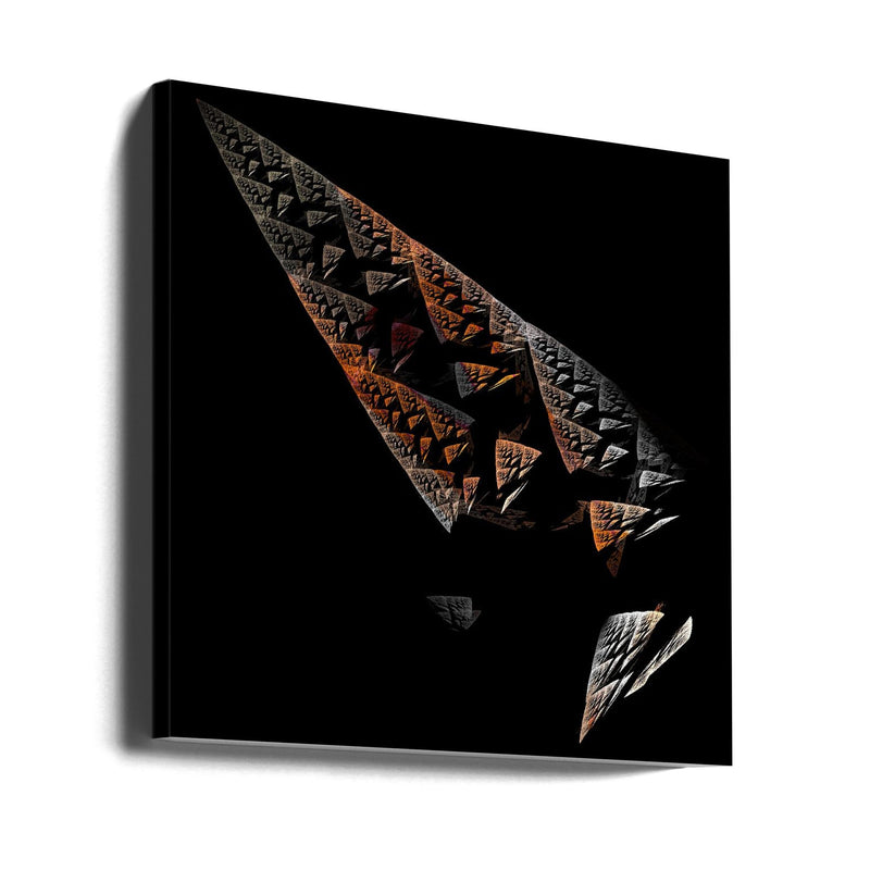 Broken Obelisk - Square Stretched Canvas, Poster or Fine Art Print I Heart Wall Art