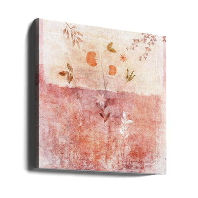 Pink - Square Stretched Canvas, Poster or Fine Art Print I Heart Wall Art