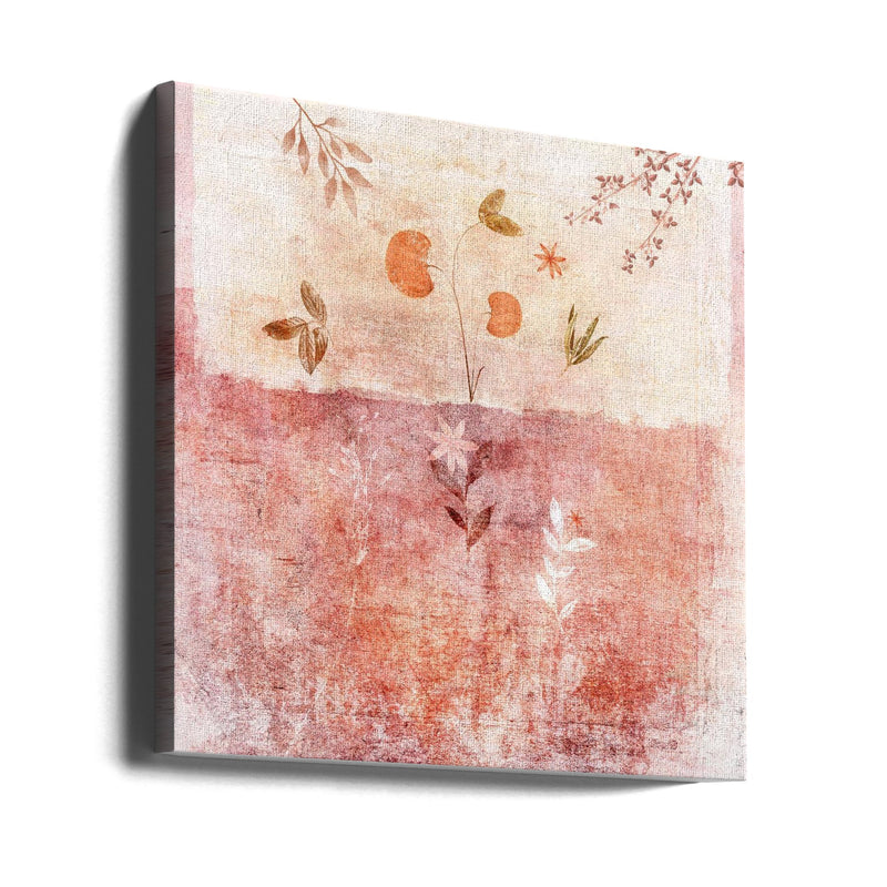 Pink - Square Stretched Canvas, Poster or Fine Art Print I Heart Wall Art