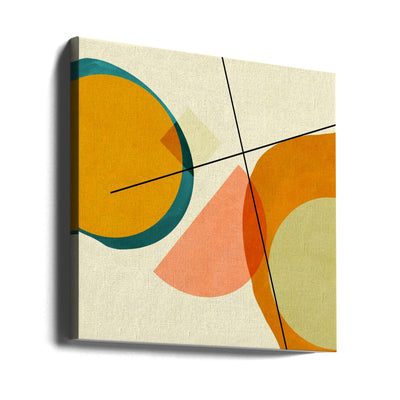 Mid Painted3 Kopie - Square Stretched Canvas, Poster or Fine Art Print I Heart Wall Art