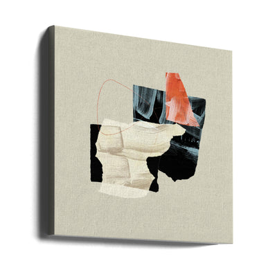 Ecken11 Kopie - Square Stretched Canvas, Poster or Fine Art Print I Heart Wall Art