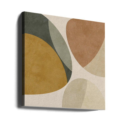 Pattern3 Mid Earth 2 - Square Stretched Canvas, Poster or Fine Art Print I Heart Wall Art