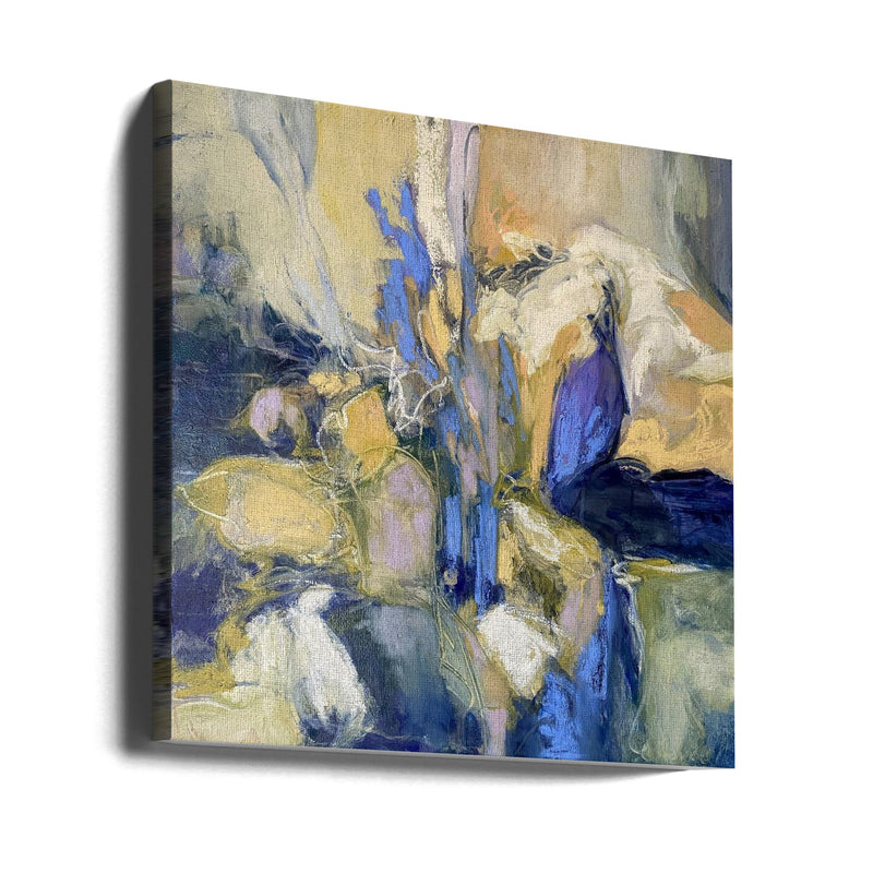 Irises - Square Stretched Canvas, Poster or Fine Art Print I Heart Wall Art