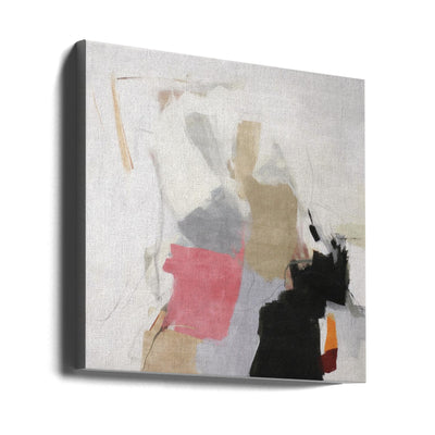 Action painting III - Square Stretched Canvas, Poster or Fine Art Print I Heart Wall Art