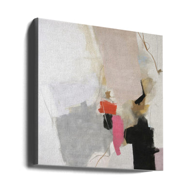 Action painting IV - Square Stretched Canvas, Poster or Fine Art Print I Heart Wall Art