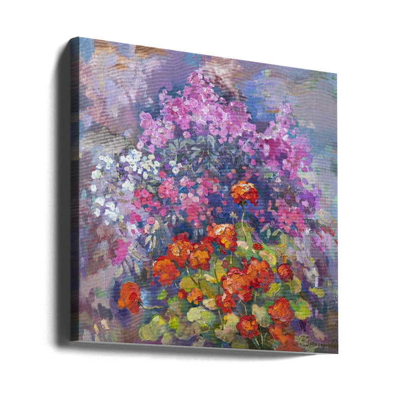 Aroma of August - Square Stretched Canvas, Poster or Fine Art Print I Heart Wall Art