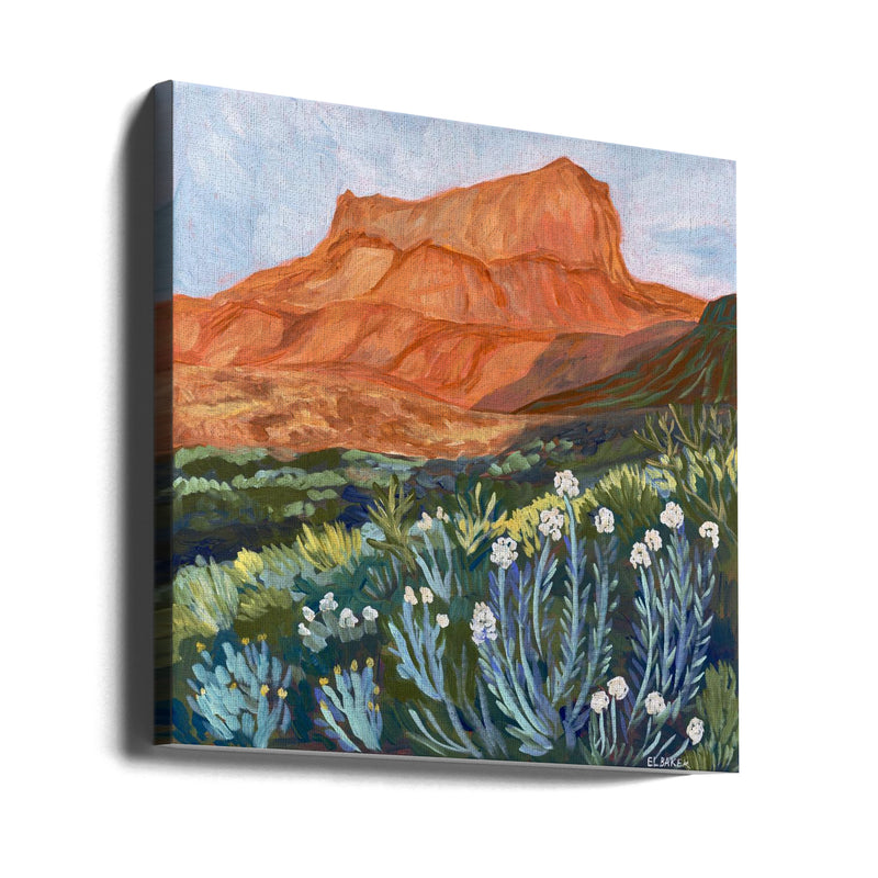 Untitled Landscape Print - Square Stretched Canvas, Poster or Fine Art Print I Heart Wall Art