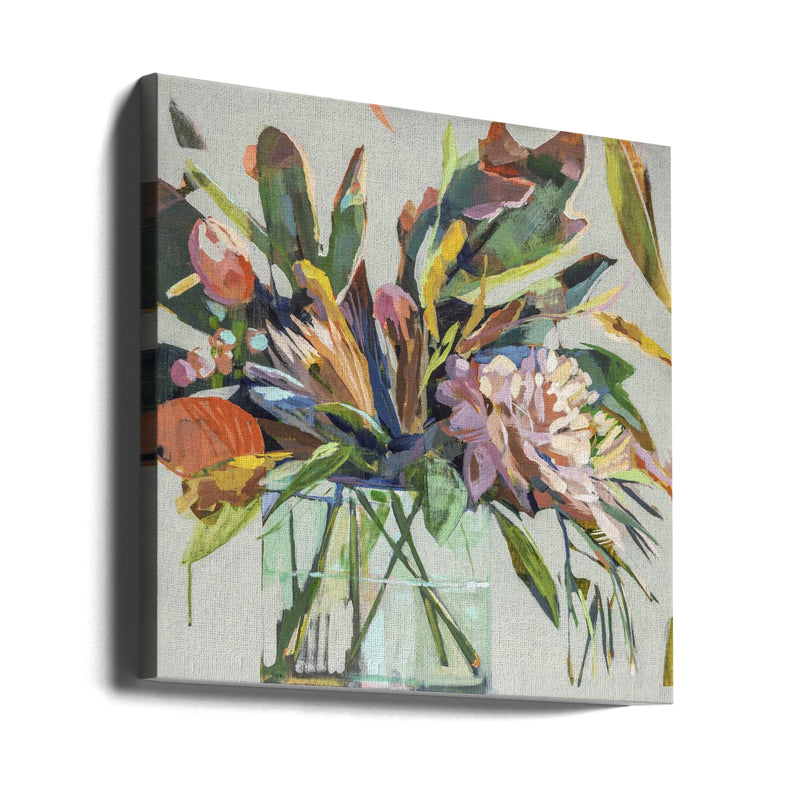 Spikeybouquet - Square Stretched Canvas, Poster or Fine Art Print I Heart Wall Art