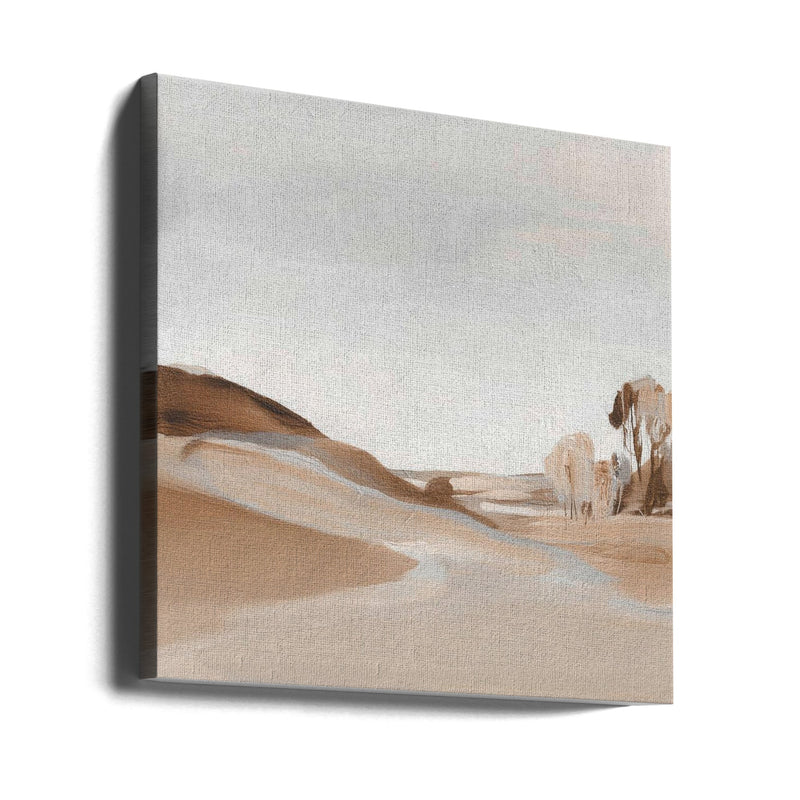 Farm View II - Square Stretched Canvas, Poster or Fine Art Print I Heart Wall Art