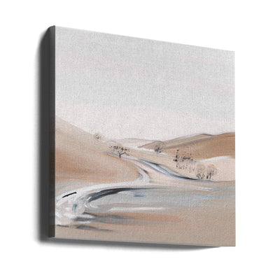 Farm View III - Square Stretched Canvas, Poster or Fine Art Print I Heart Wall Art