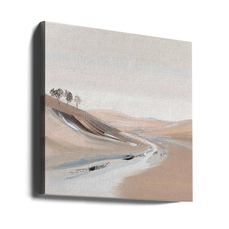 Farm View IV - Square Stretched Canvas, Poster or Fine Art Print I Heart Wall Art