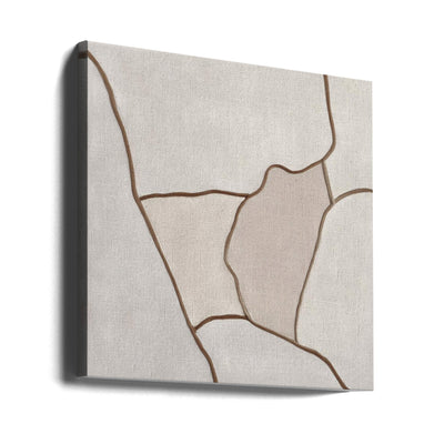 Trace II - Square Stretched Canvas, Poster or Fine Art Print I Heart Wall Art