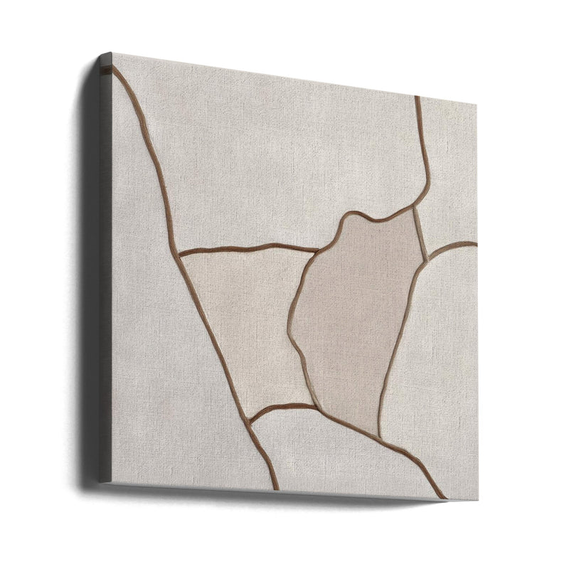 Trace II - Square Stretched Canvas, Poster or Fine Art Print I Heart Wall Art