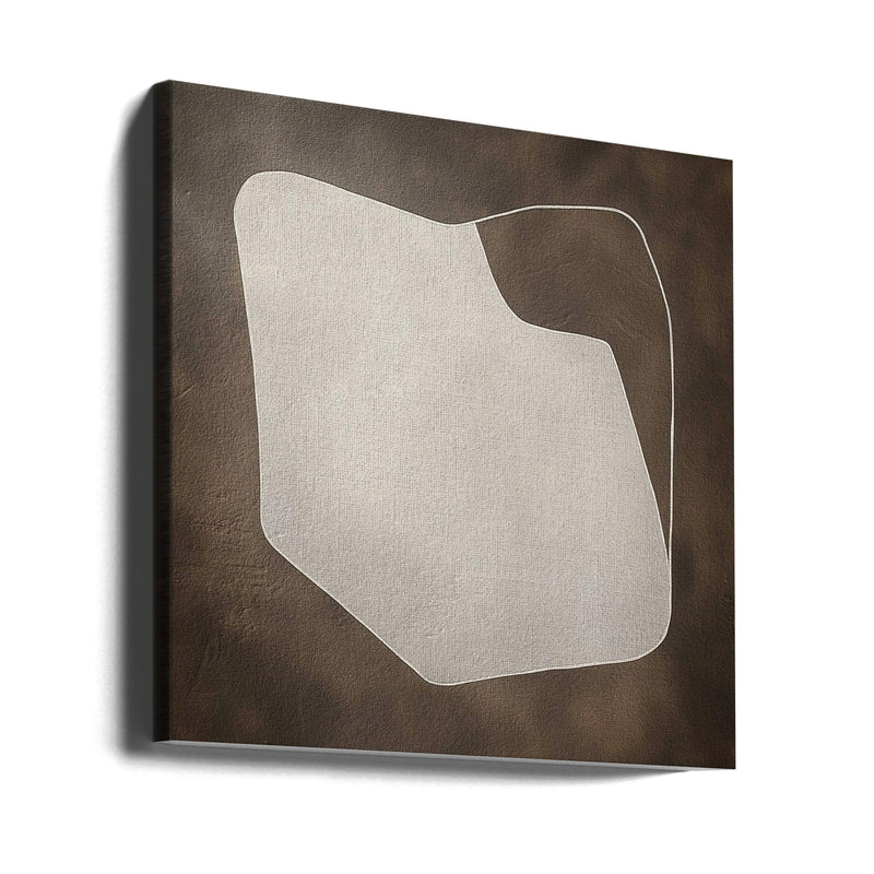 Line and shape I - Square Stretched Canvas, Poster or Fine Art Print I Heart Wall Art
