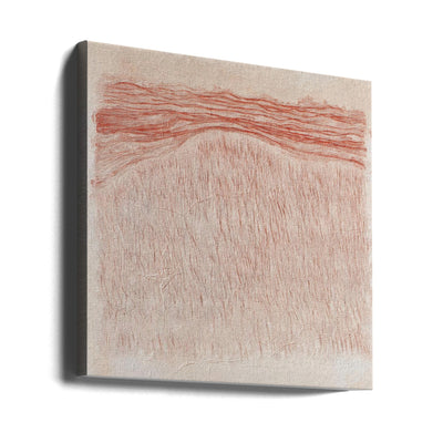 Whispering Textures - Square Stretched Canvas, Poster or Fine Art Print I Heart Wall Art