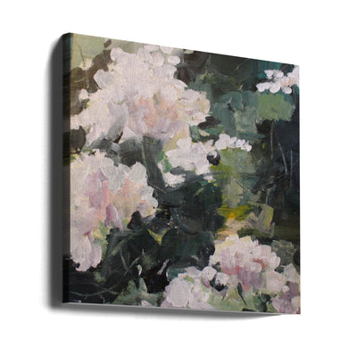 Impressionistic Blooms - Square Stretched Canvas, Poster or Fine Art Print I Heart Wall Art