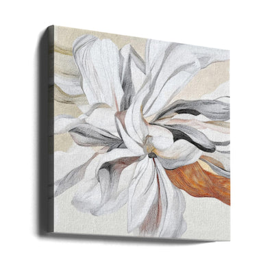 Fleur II - Square Stretched Canvas, Poster or Fine Art Print I Heart Wall Art
