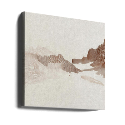 Peaceful nature II - Square Stretched Canvas, Poster or Fine Art Print I Heart Wall Art