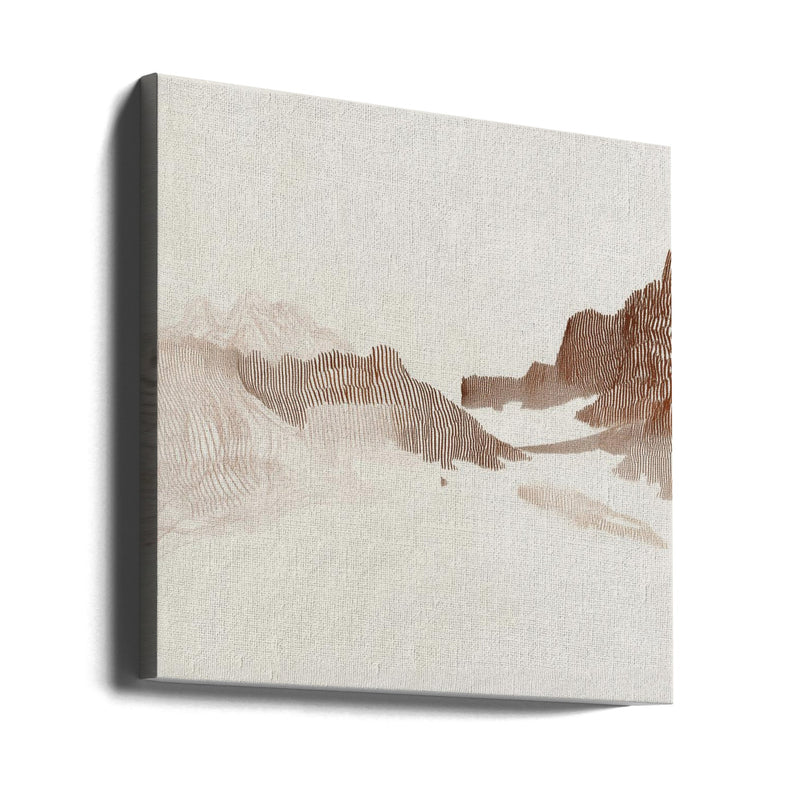 Peaceful nature II - Square Stretched Canvas, Poster or Fine Art Print I Heart Wall Art