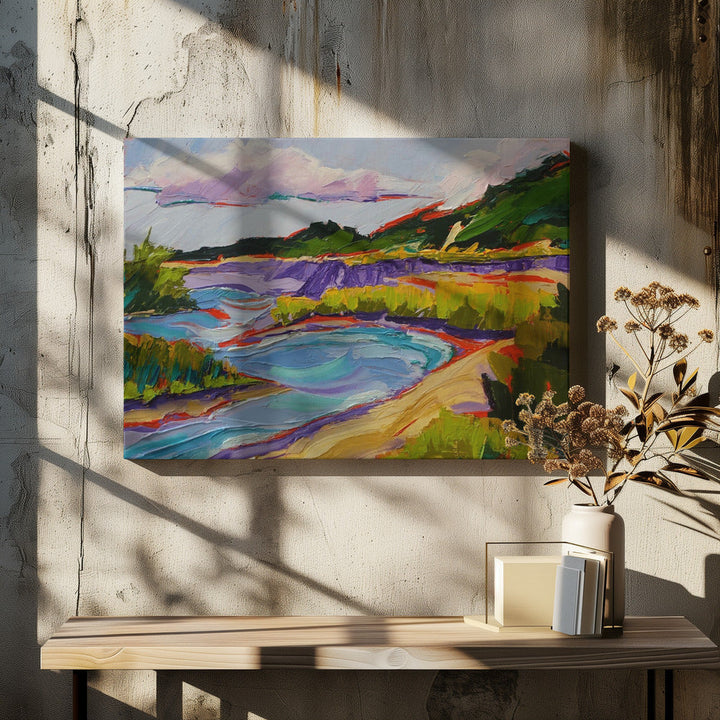 Cape Cod Inlet - Stretched Canvas, Poster or Fine Art Print I Heart Wall Art