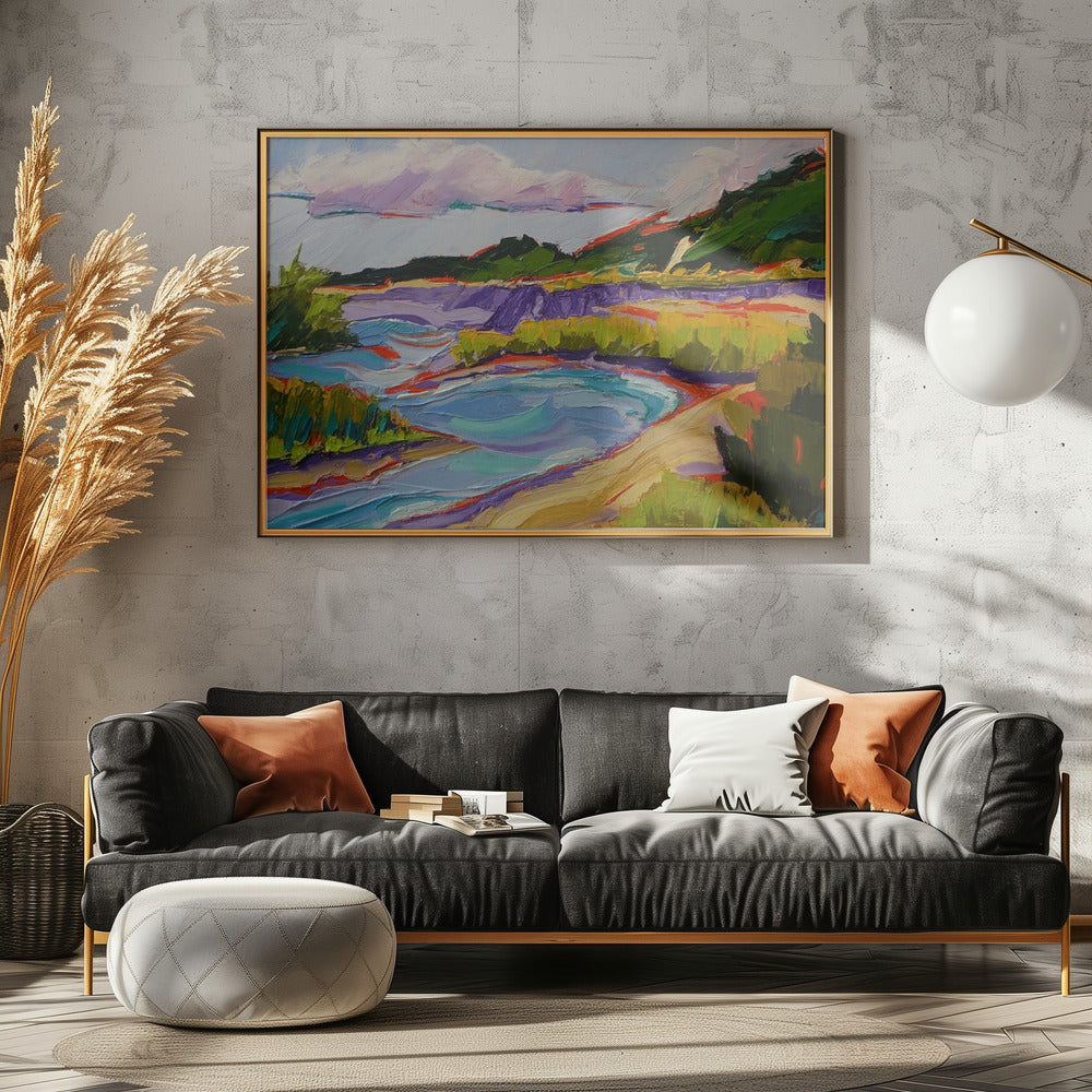 Cape Cod Inlet - Stretched Canvas, Poster or Fine Art Print I Heart Wall Art