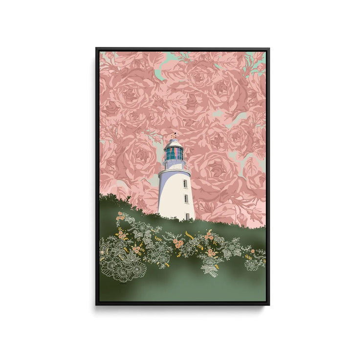 Cape Lighthouse By Unratio - Stretched Canvas Print or Framed Fine Art Print - Artwork I Heart Wall Art Australia 