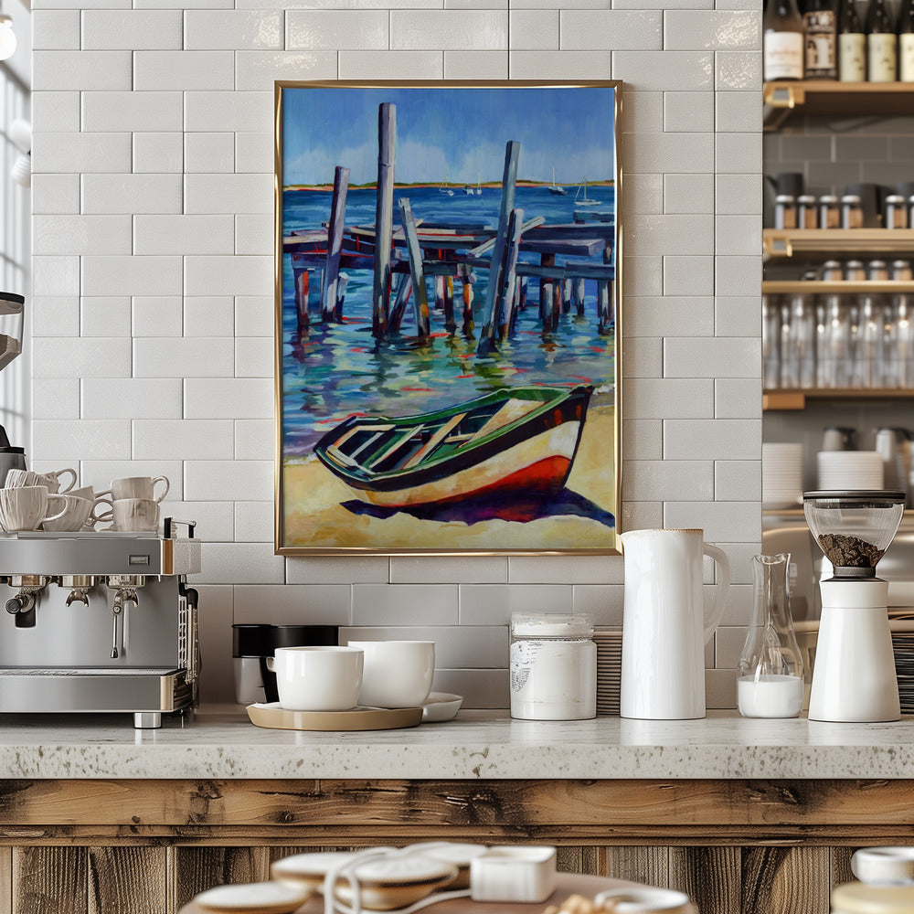 Capecodbay - Stretched Canvas, Poster or Fine Art Print I Heart Wall Art