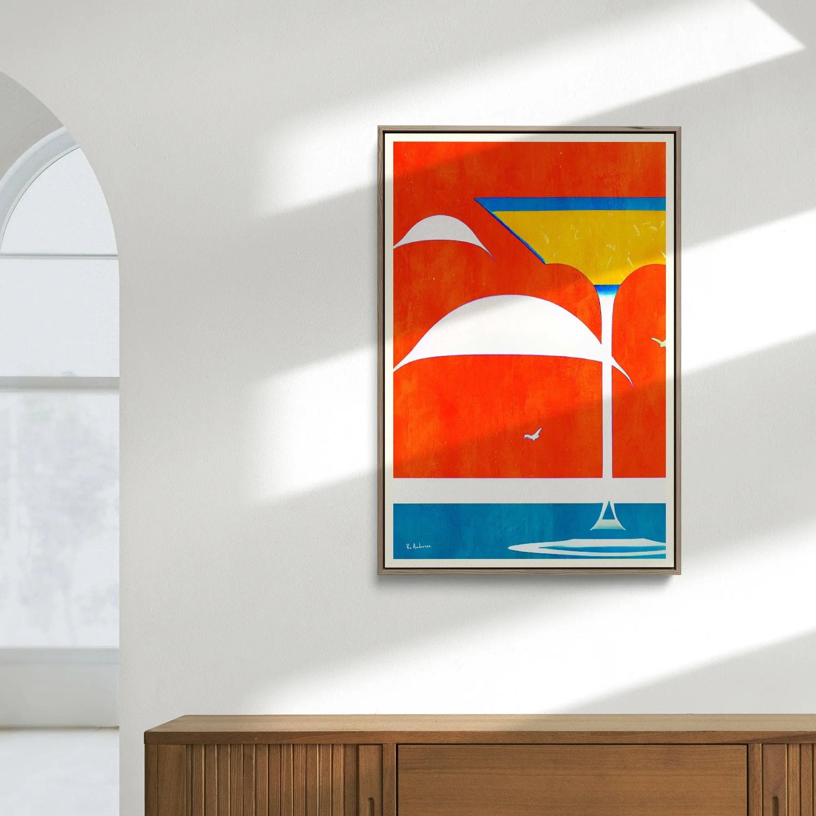Capri by Bo Anderson - Stretched Canvas Print or Framed Fine Art Print - Artwork I Heart Wall Art Australia 
